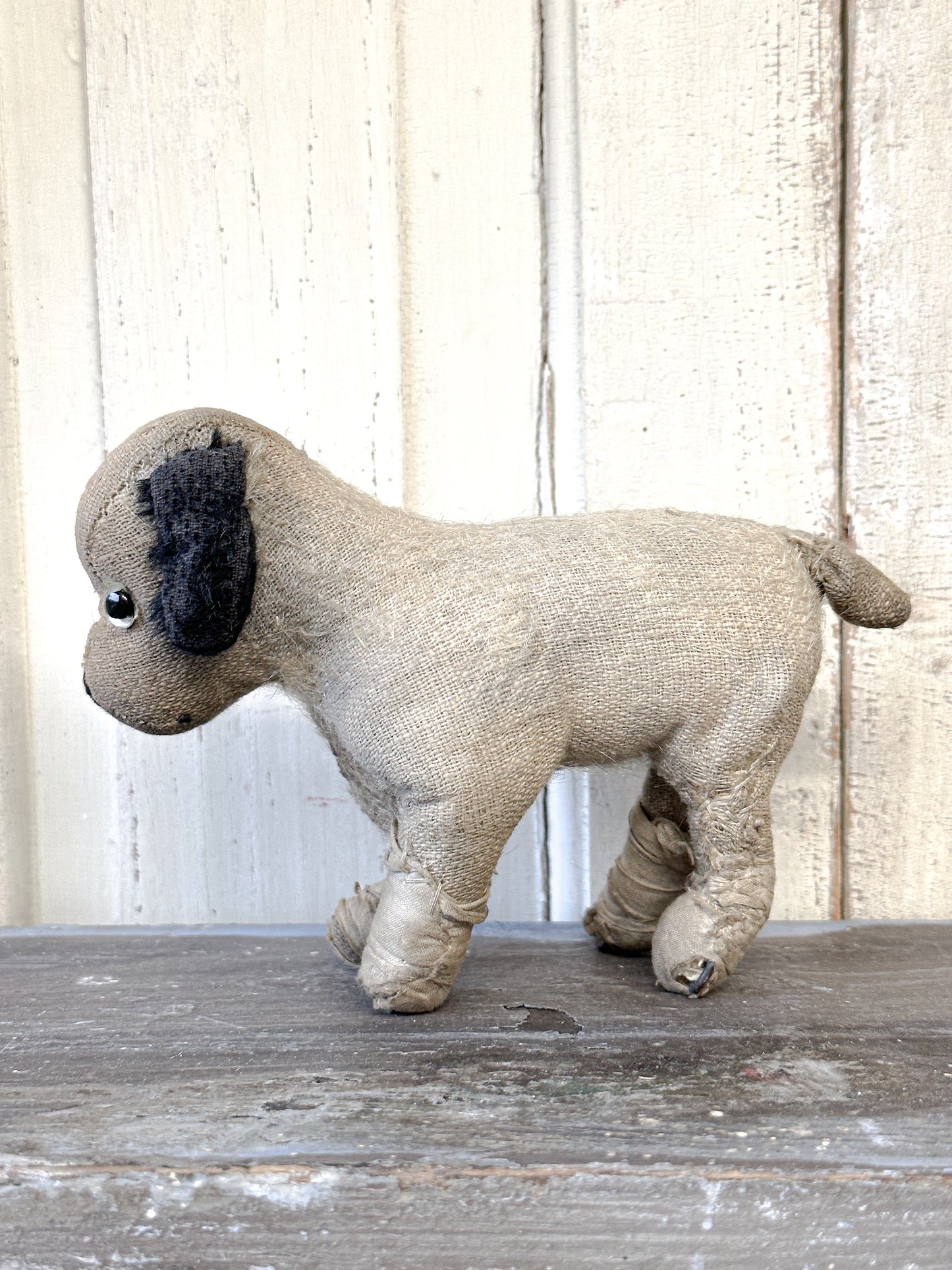 Antique Mohair “Caesar” Terrier Dog Soft Toy C.1930s by Farnell