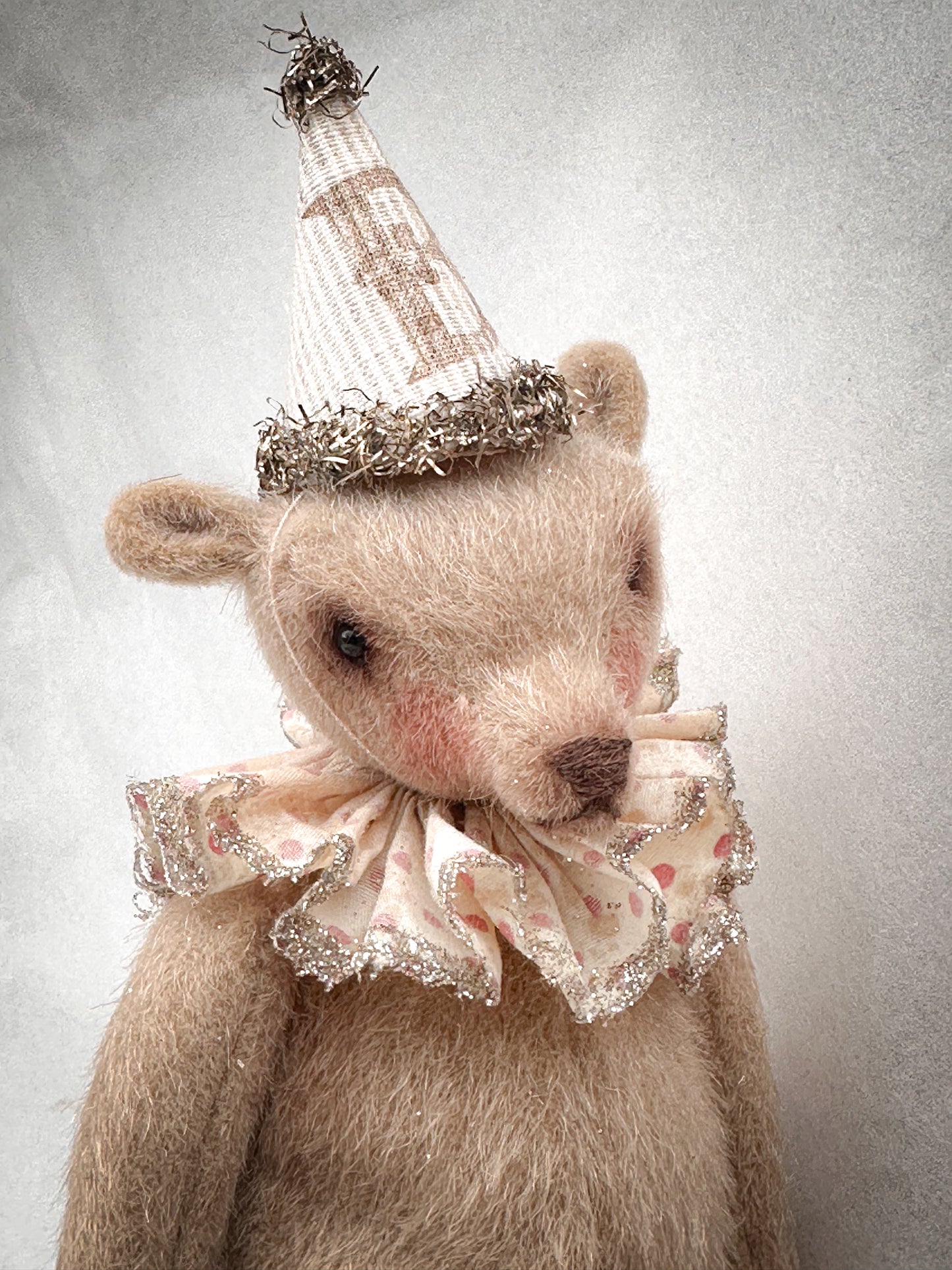 Handmade One of a Kind Mohair Art Teddy Bear by Goody Two Shoes