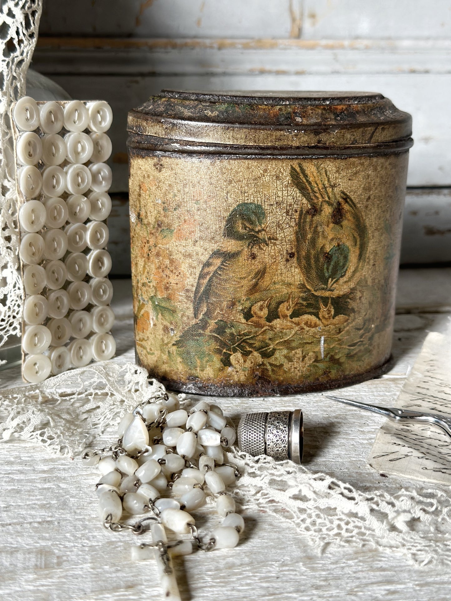 C1890S VINTAGE FARROW&CO MUSTARD MAKERS BOSTON ENGLAND SMALL OVAL MUSTARD TIN
