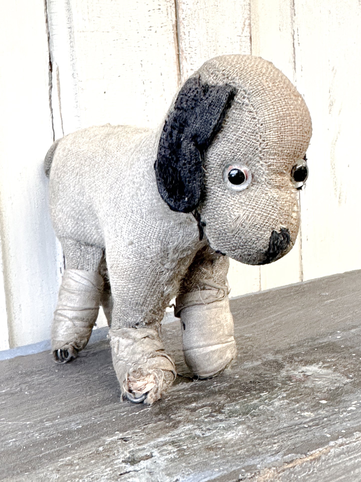 Antique Mohair “Caesar” Terrier Dog Soft Toy C.1930s by Farnell