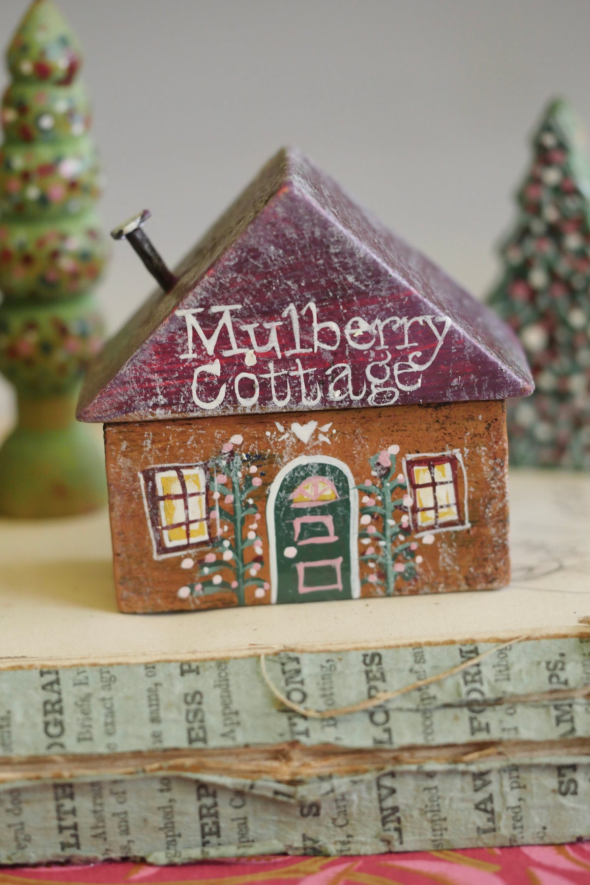 Reworked Vintage German Erzgebirge Christmas Houses – Mulberry Cottage