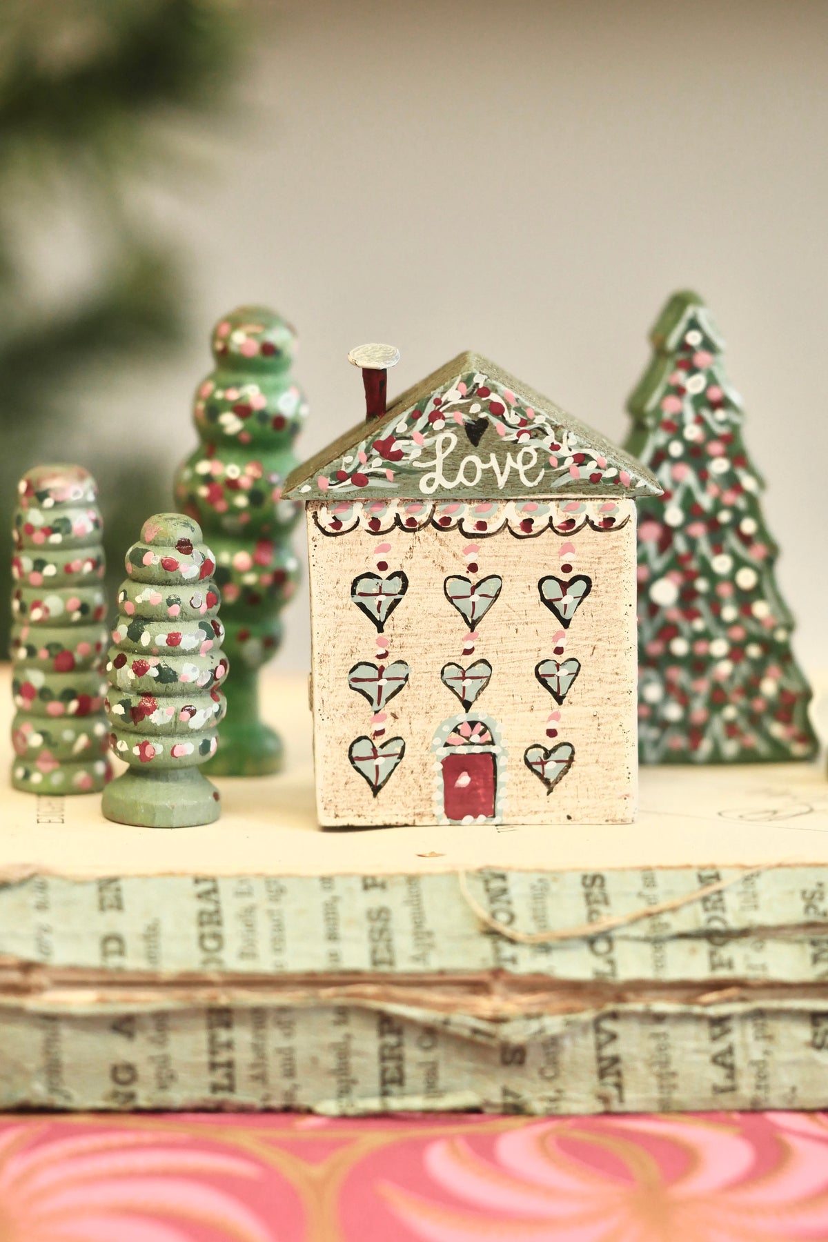 Reworked Vintage German Erzgebirge Christmas Houses – Love