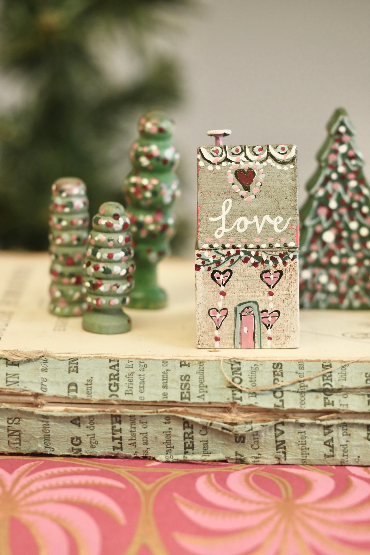 Reworked Vintage German Erzgebirge Christmas Houses – Love