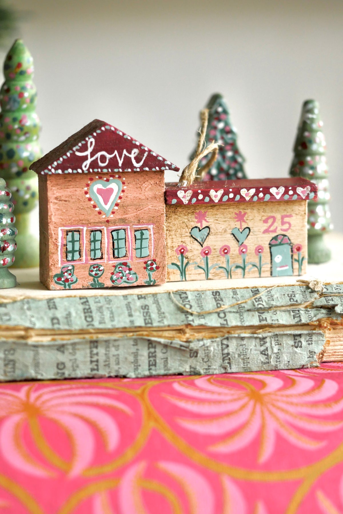Reworked Vintage German Erzgebirge Christmas Houses – Love