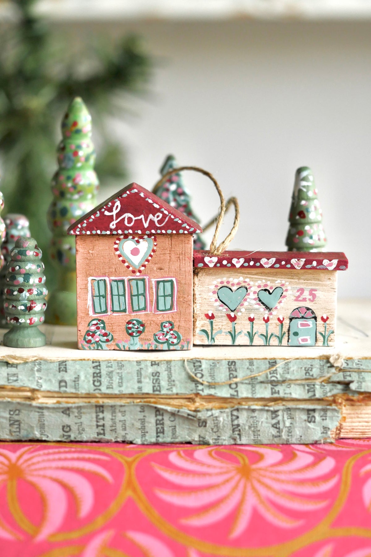 Reworked Vintage German Erzgebirge Christmas Houses – Love