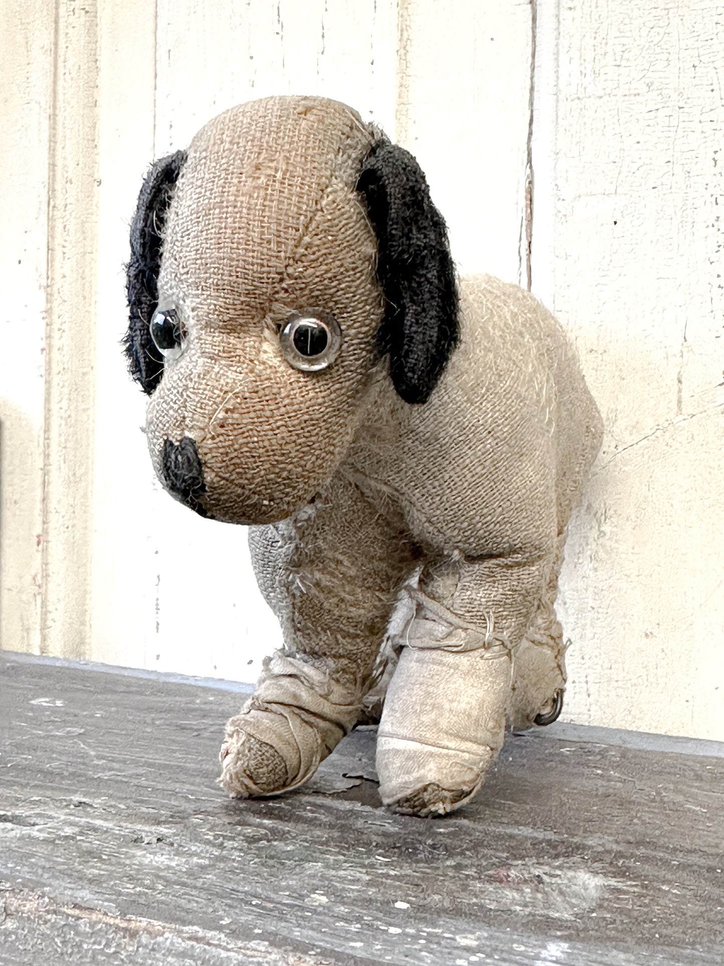 Antique Mohair “Caesar” Terrier Dog Soft Toy C.1930s by Farnell
