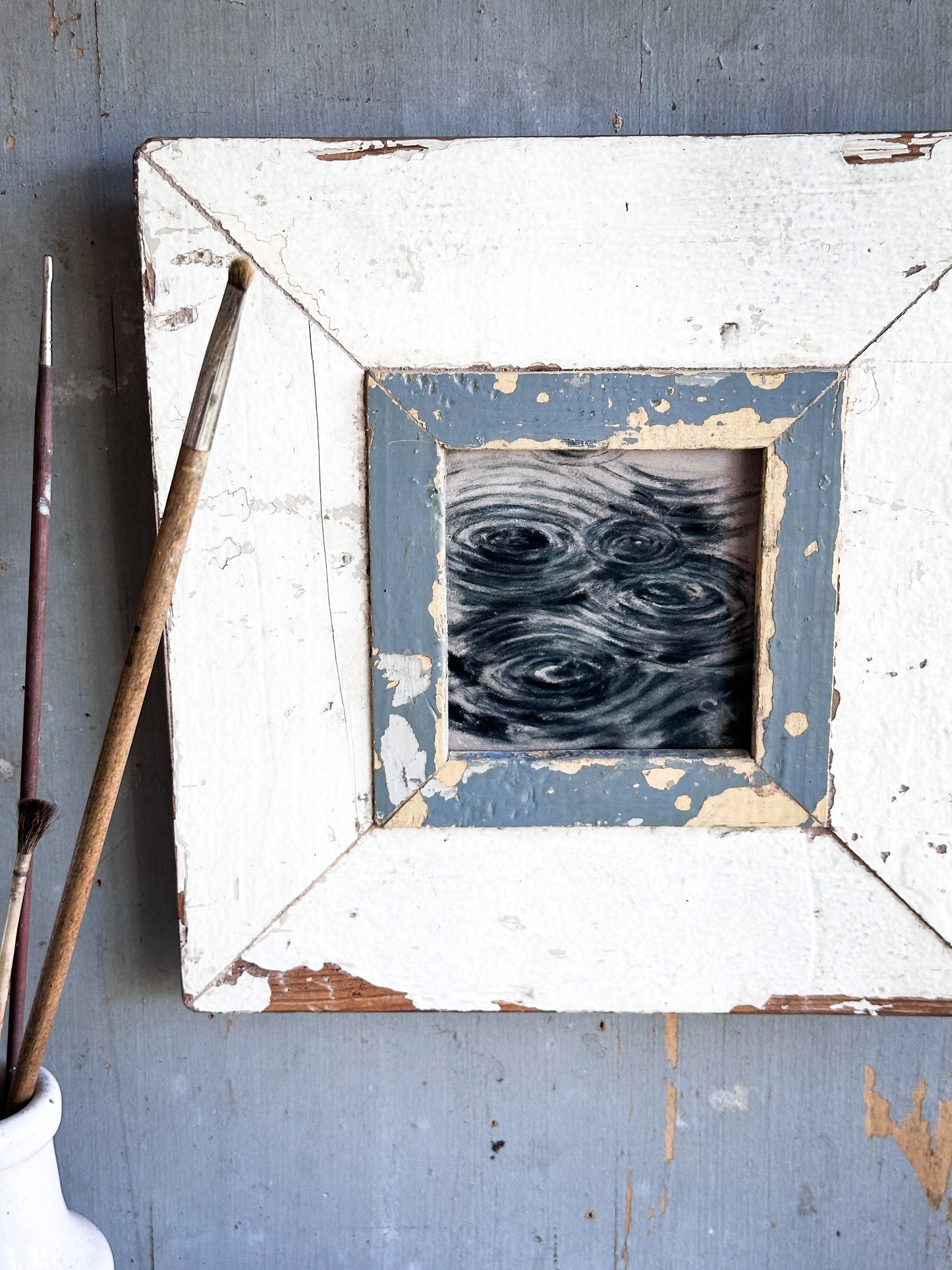 An original artwork by Steven Nicholas “Ripples in a Puddle”