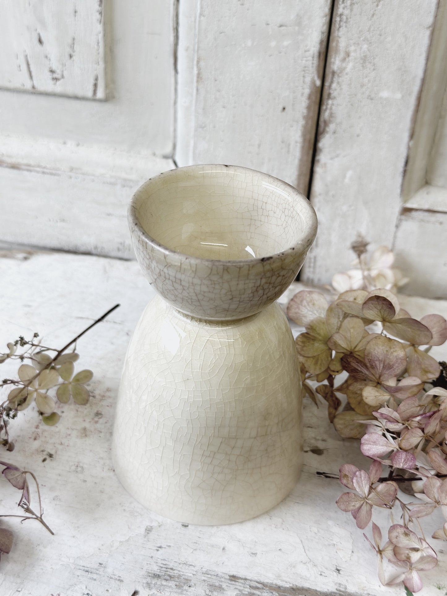 Antique Ironstone chicken and duck egg cup