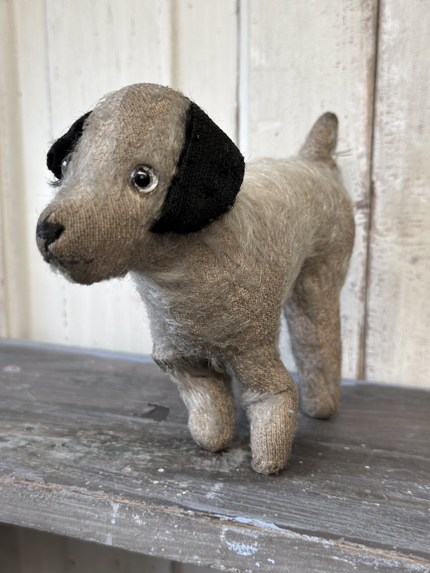 Antique Mohair “Caesar” Terrier Dog Soft Toy C.1930s by Farnell