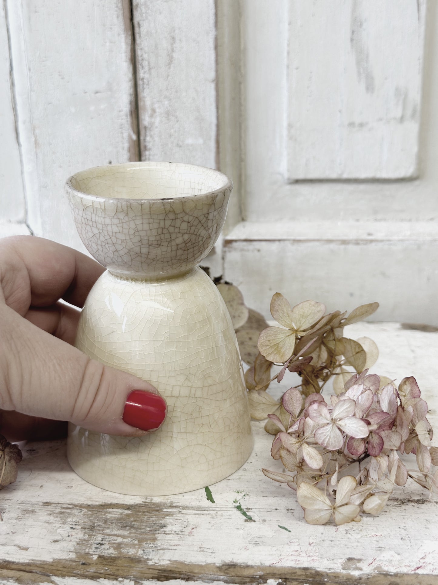 Antique Ironstone chicken and duck egg cup