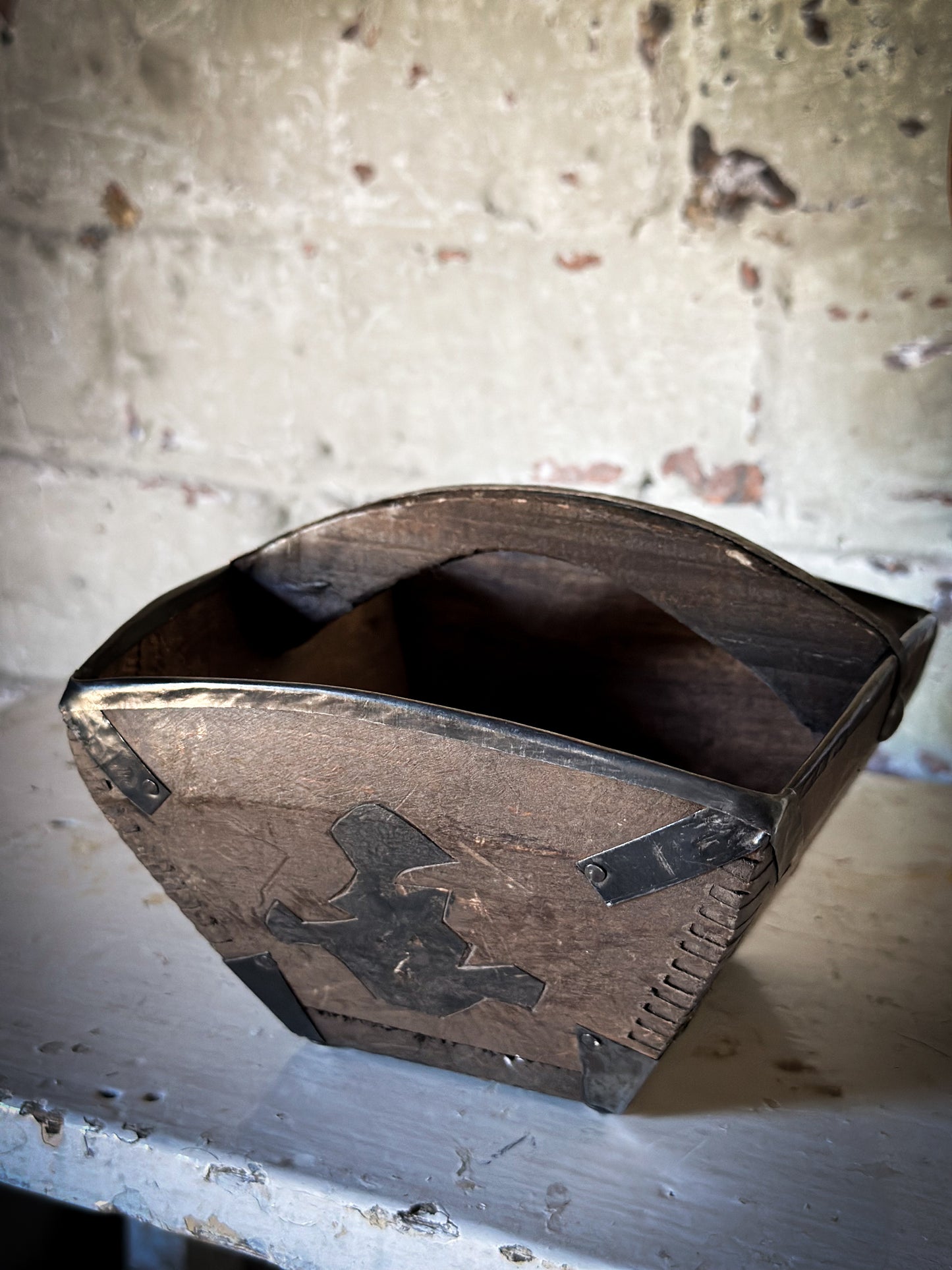 Antique Chinese “Dou” wooden Rice Measure