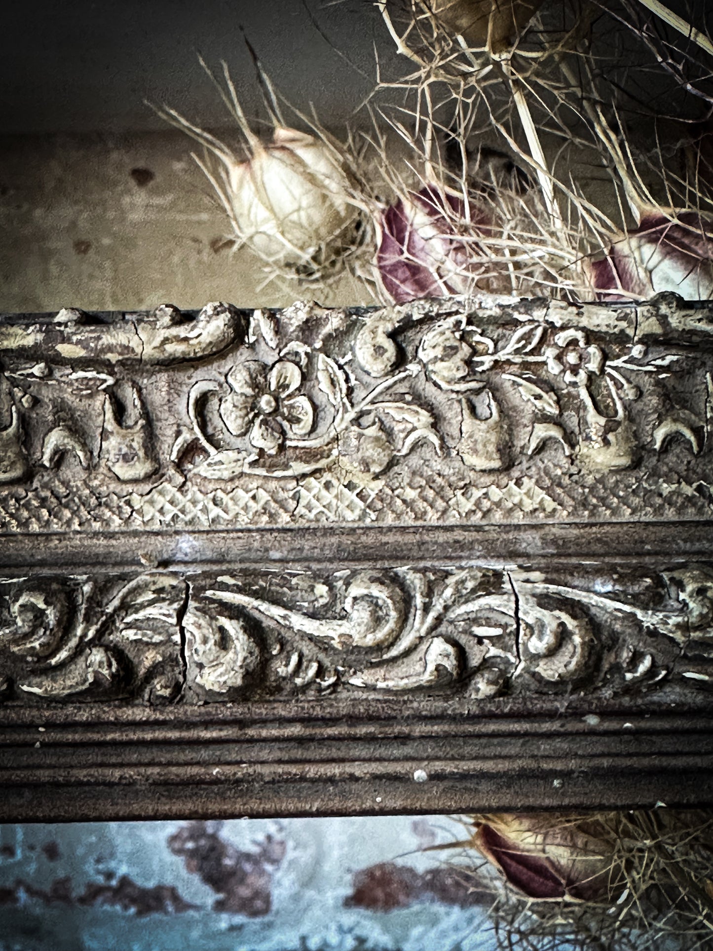 Antique French Gesso Frame