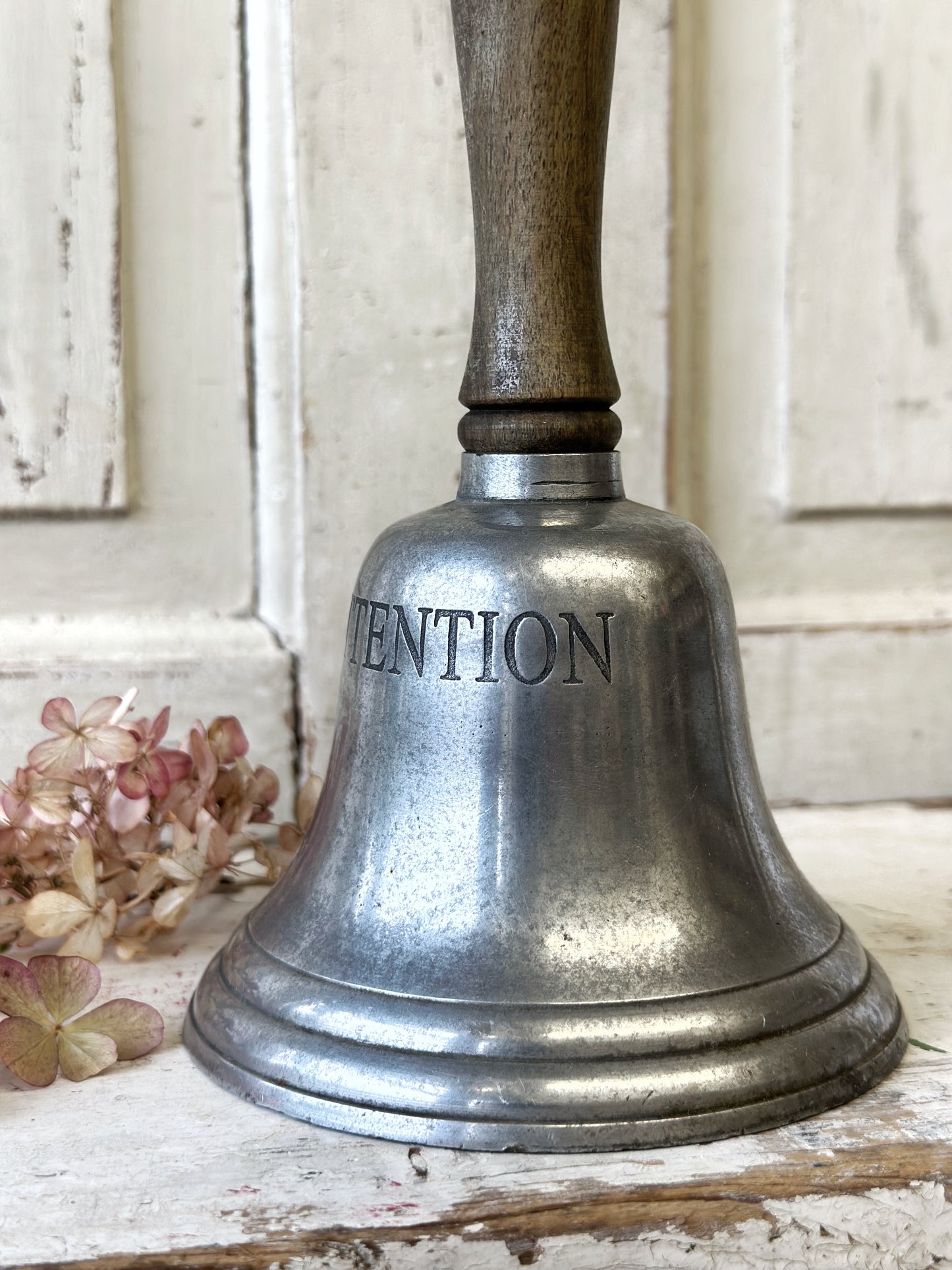 Vintage shop or hotel counter “Ring for attention” bell