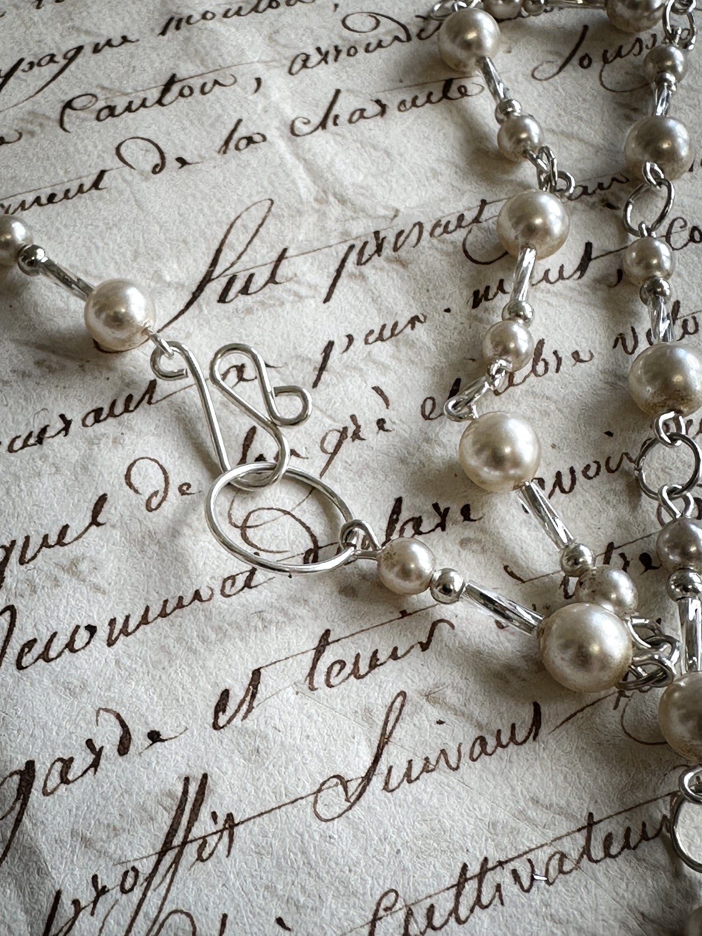 Found Object Victorian Fruit Knife and Paste Buckle Necklace by Jealous Moon Jewellery