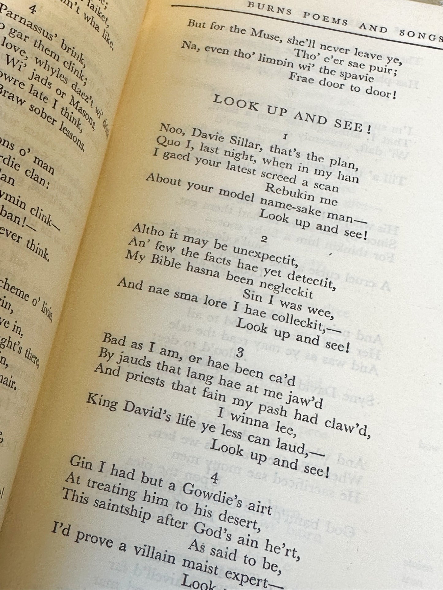 Three Olive Classics books “Lorna Doone” by R.D. Blackmore, “Robert Burnes poems”, “David Copperfield” by Charles Dickens