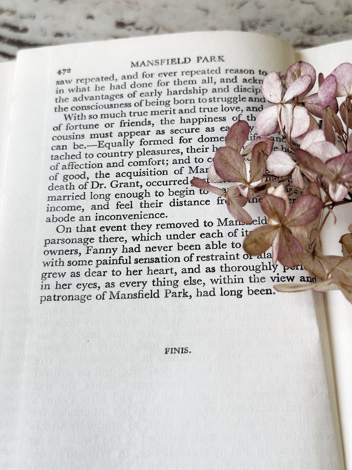 Vintage Jane Austen book Mansfield Park