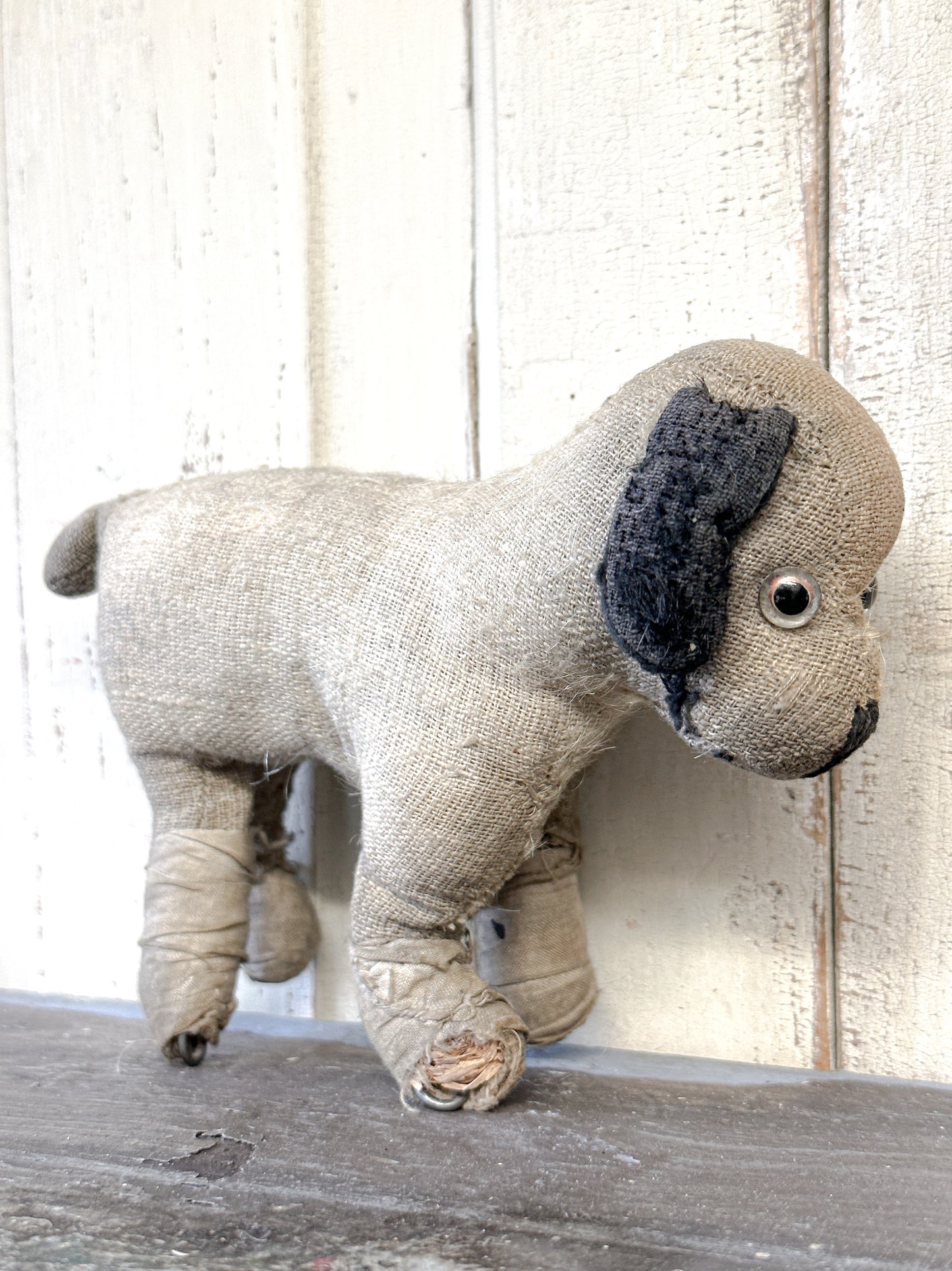Antique Mohair “Caesar” Terrier Dog Soft Toy C.1930s by Farnell