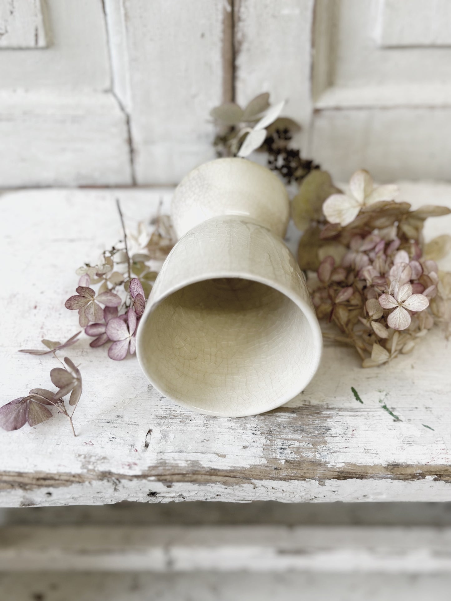 Antique Ironstone chicken and duck egg cup