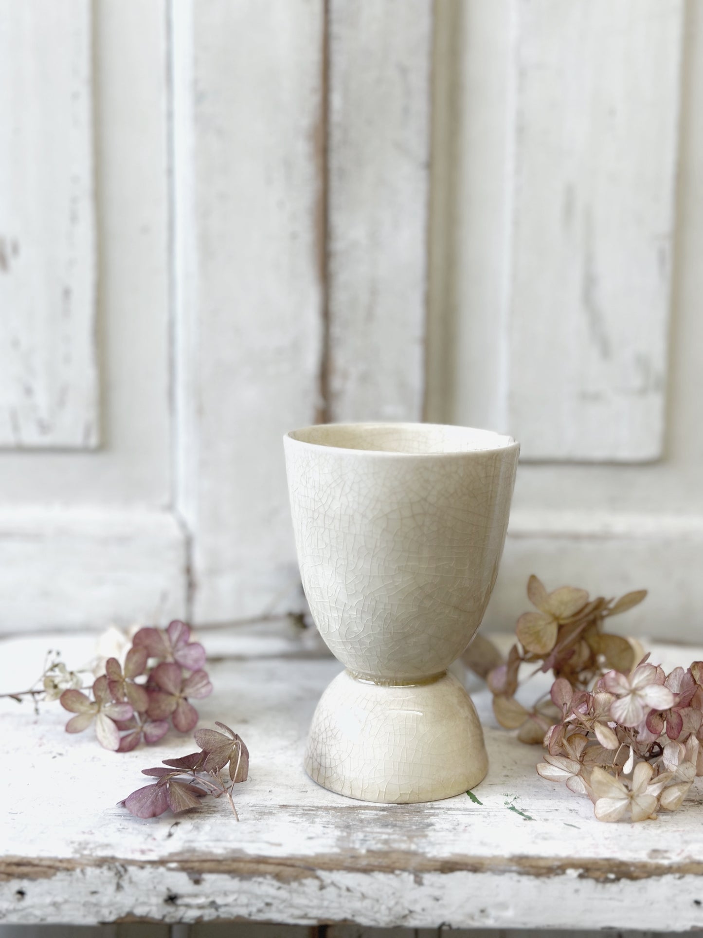 Antique Ironstone chicken and duck egg cup