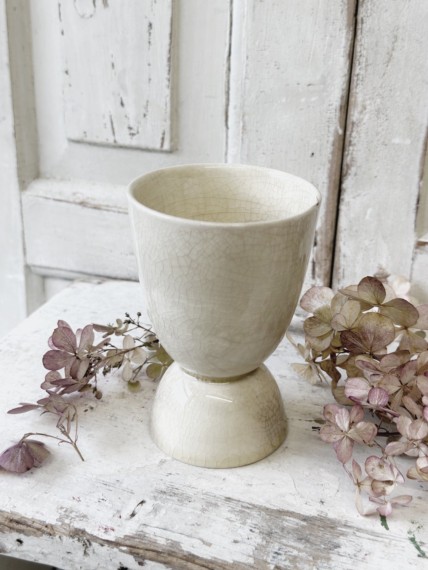Antique Ironstone chicken and duck egg cup