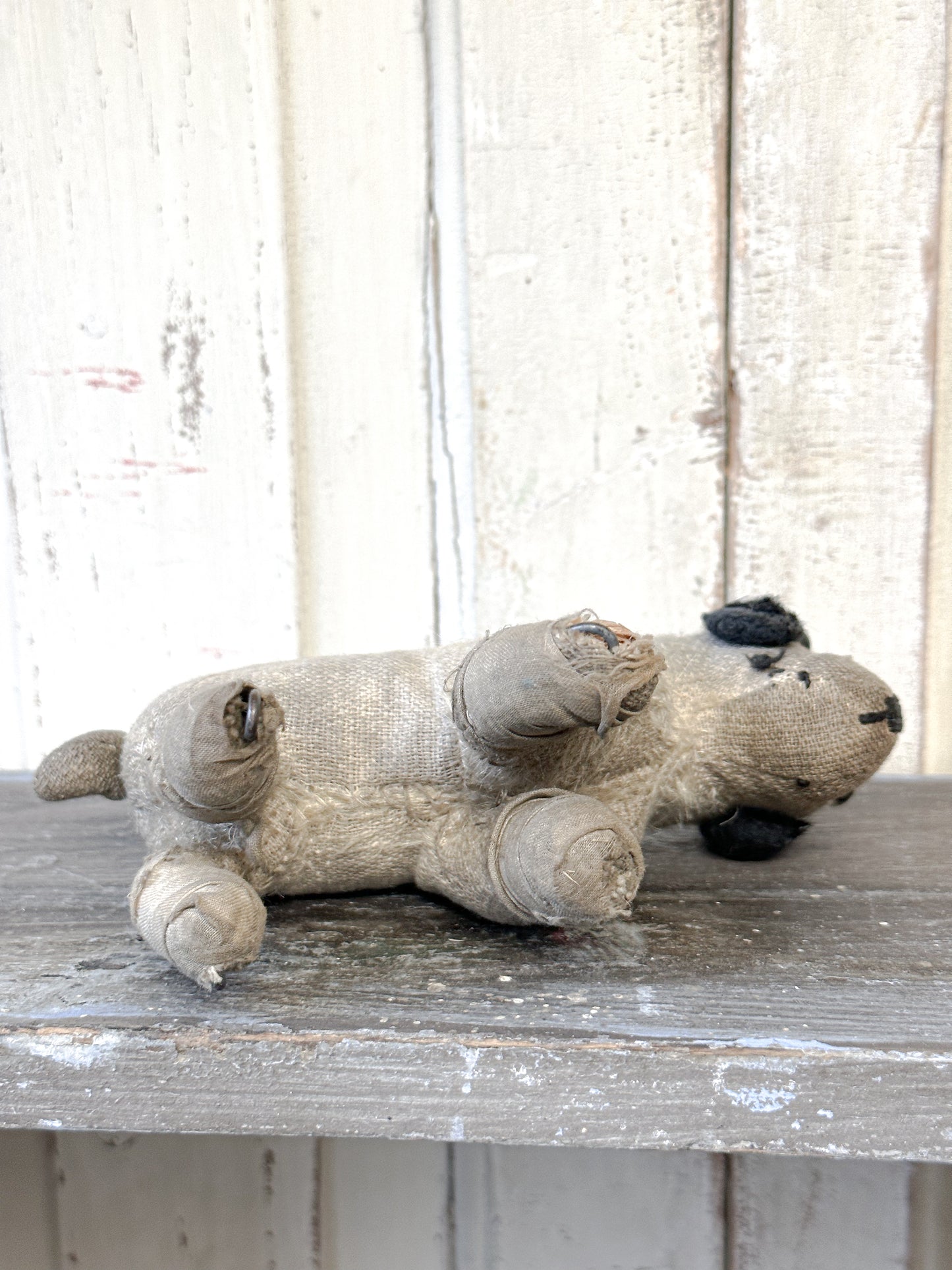 Antique Mohair “Caesar” Terrier Dog Soft Toy C.1930s by Farnell