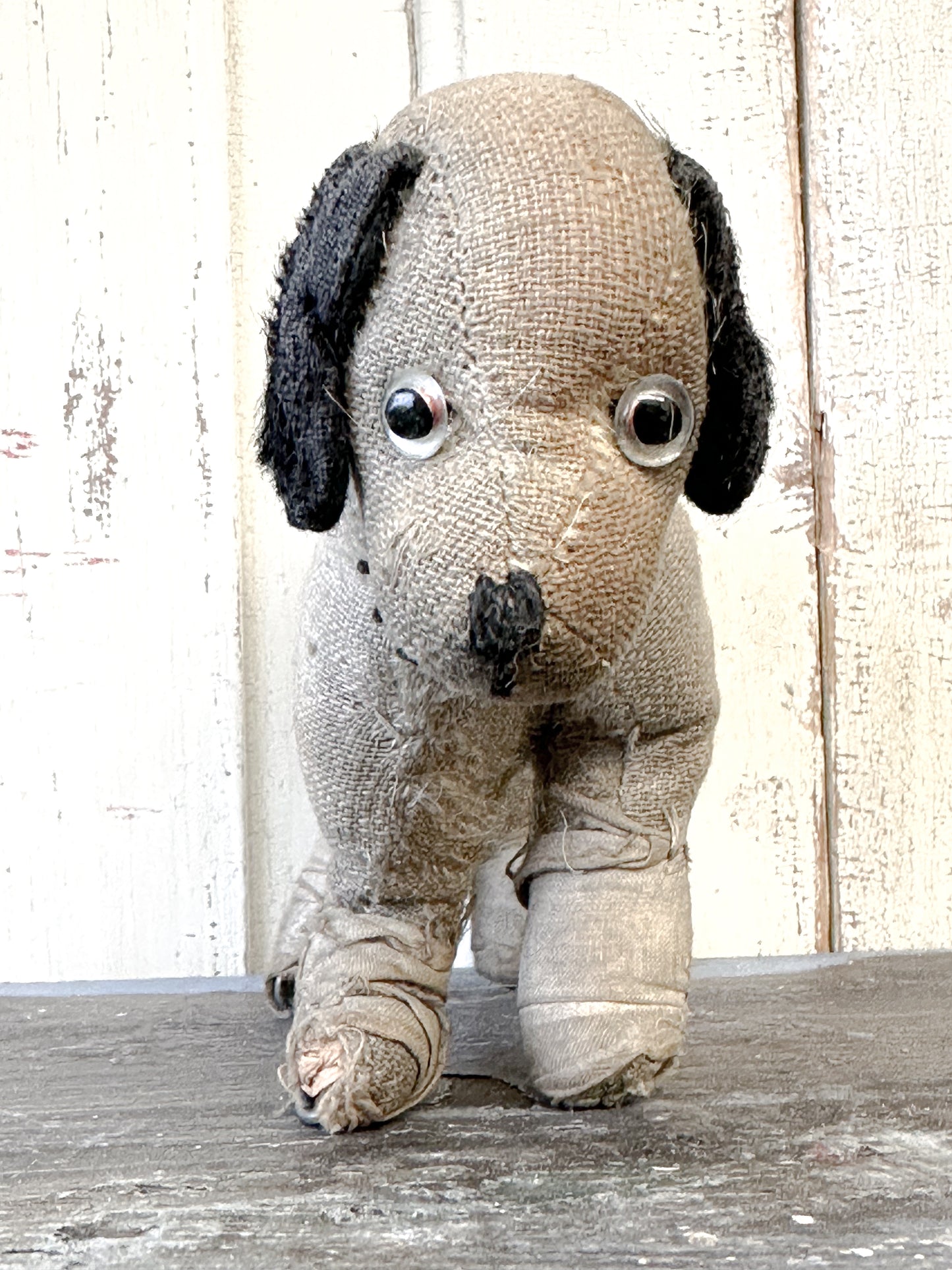 Antique Mohair “Caesar” Terrier Dog Soft Toy C.1930s by Farnell