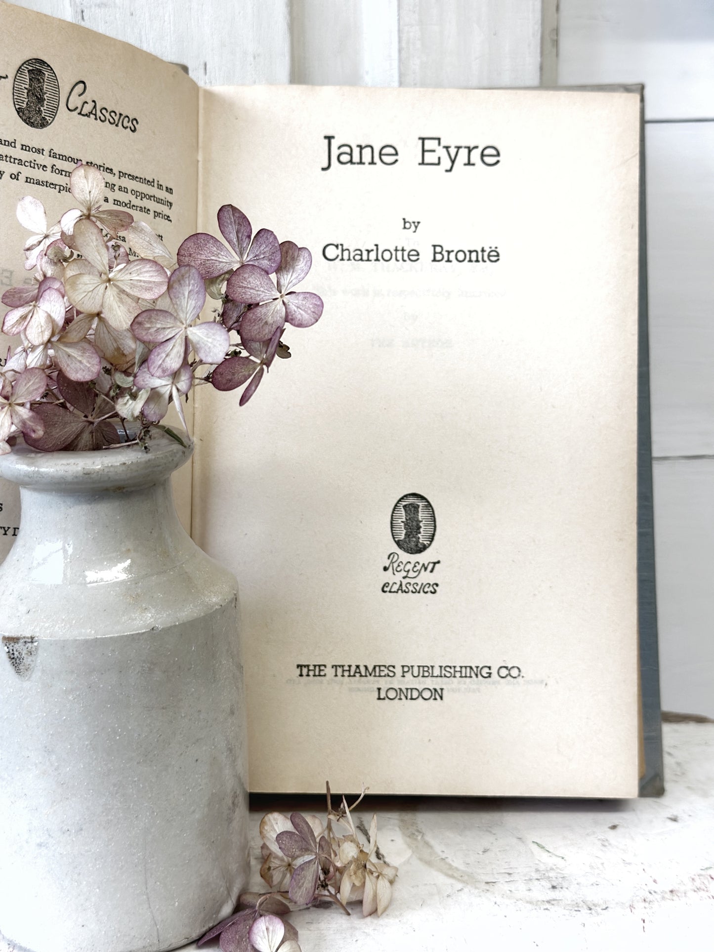 A Vintage book Jane Eyre by Charlotte Brontë, Regent Classics, the Thames Publishing Co. London.1950’s.