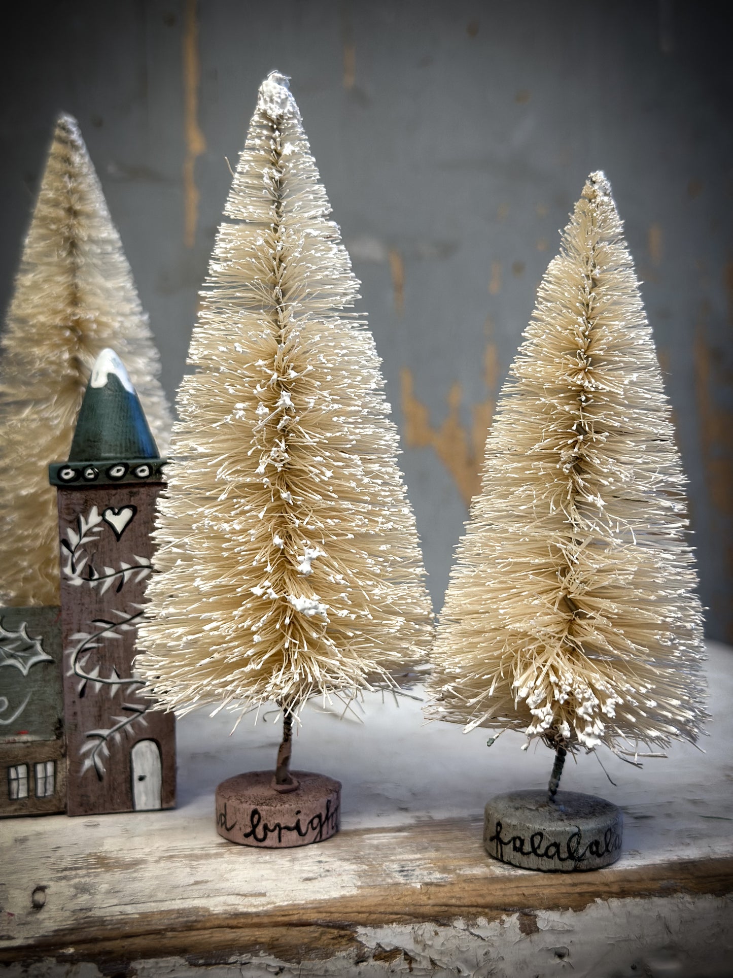 Tallest Painted Bottle Brush Tree “O Christmas Tree”