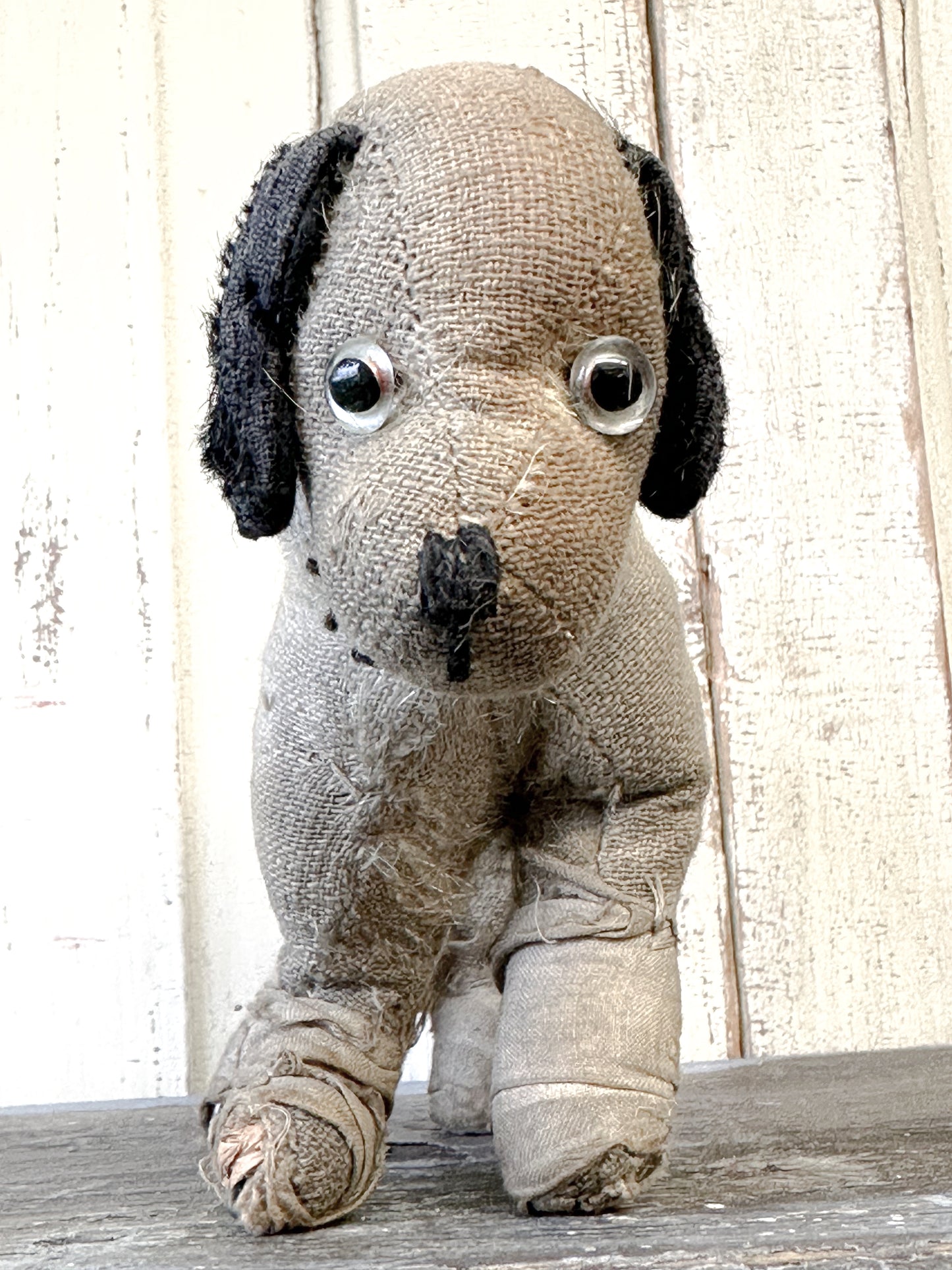 Antique Mohair “Caesar” Terrier Dog Soft Toy C.1930s by Farnell