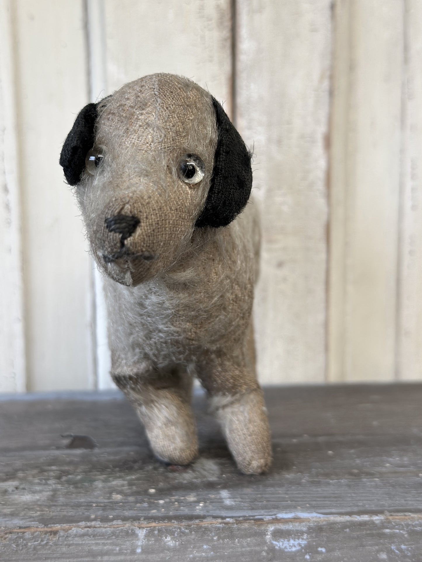 Antique Mohair “Caesar” Terrier Dog Soft Toy C.1930s by Farnell