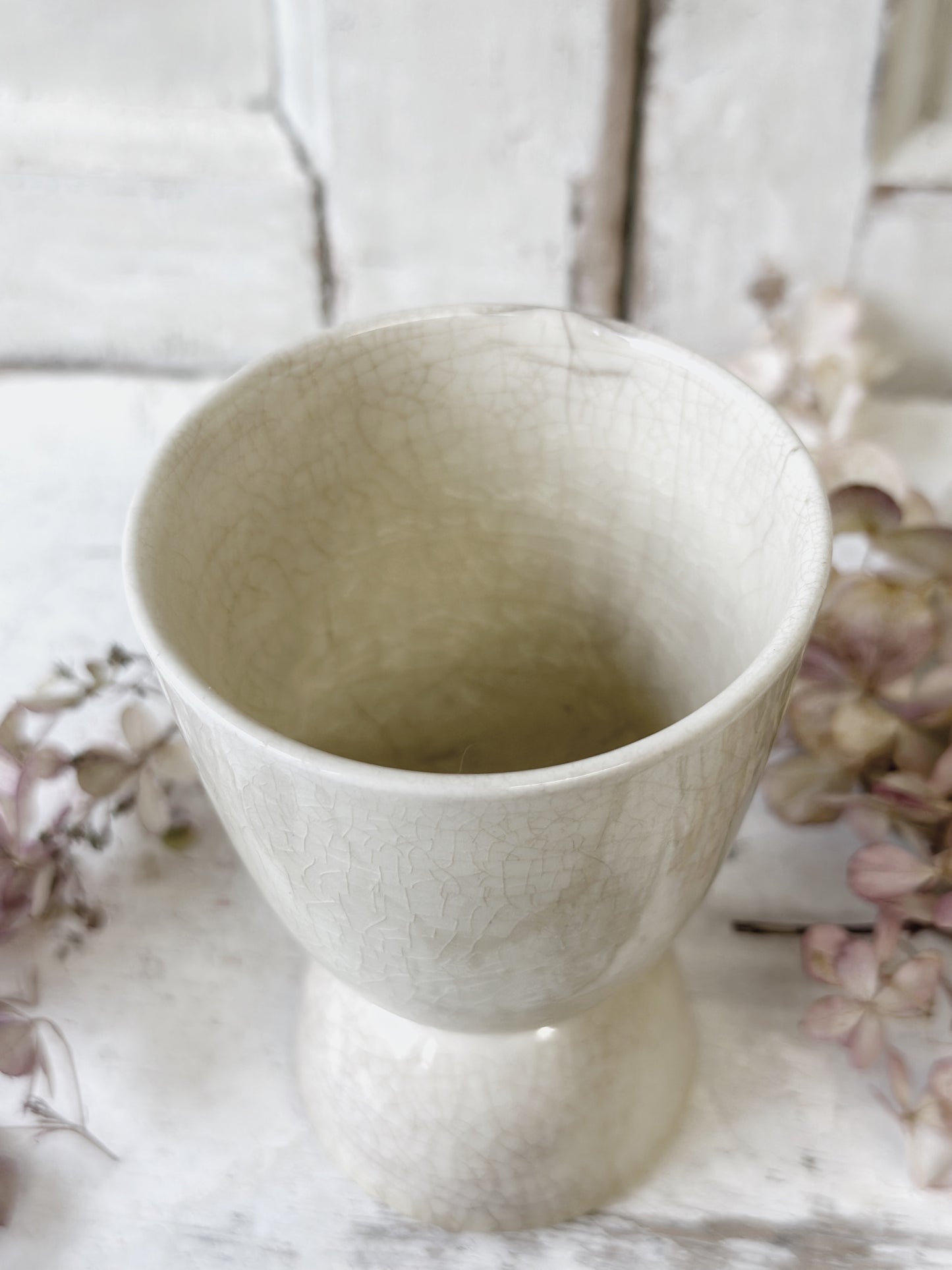 Antique Ironstone chicken and duck egg cup