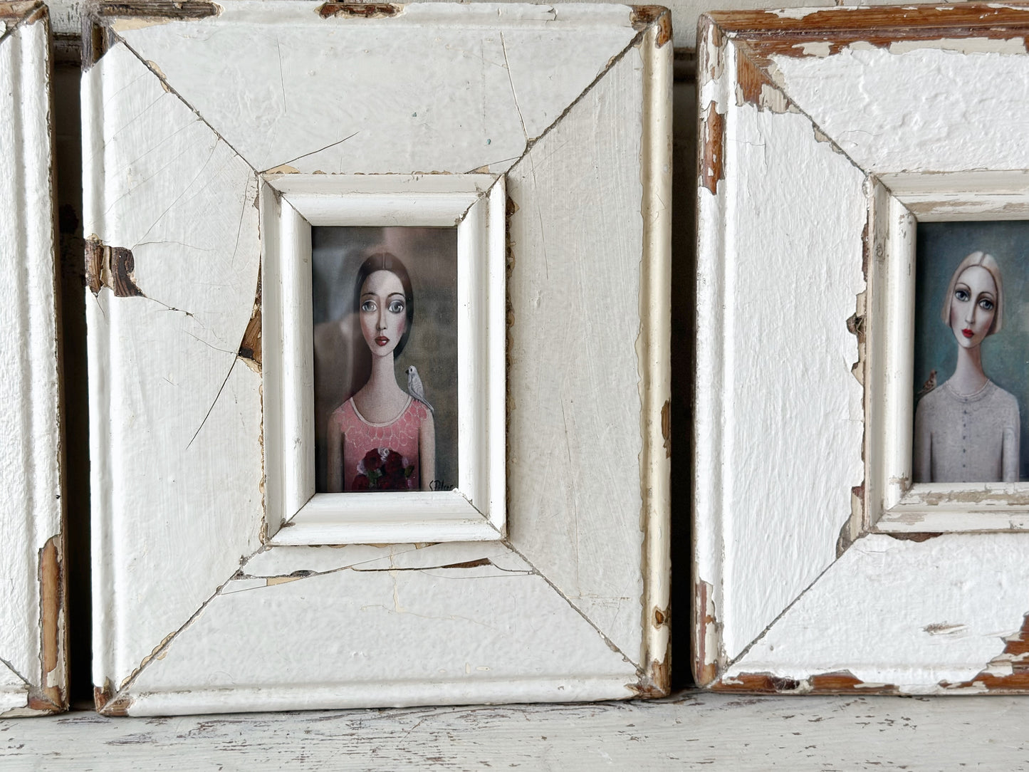 A Beautiful framed portrait of a lady by Sandra Pelser K