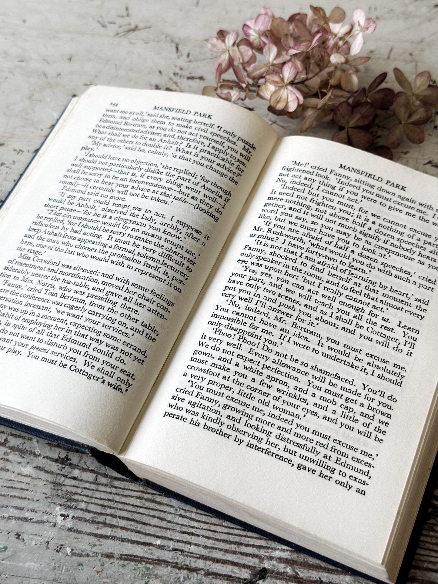 Vintage Jane Austen book Mansfield Park