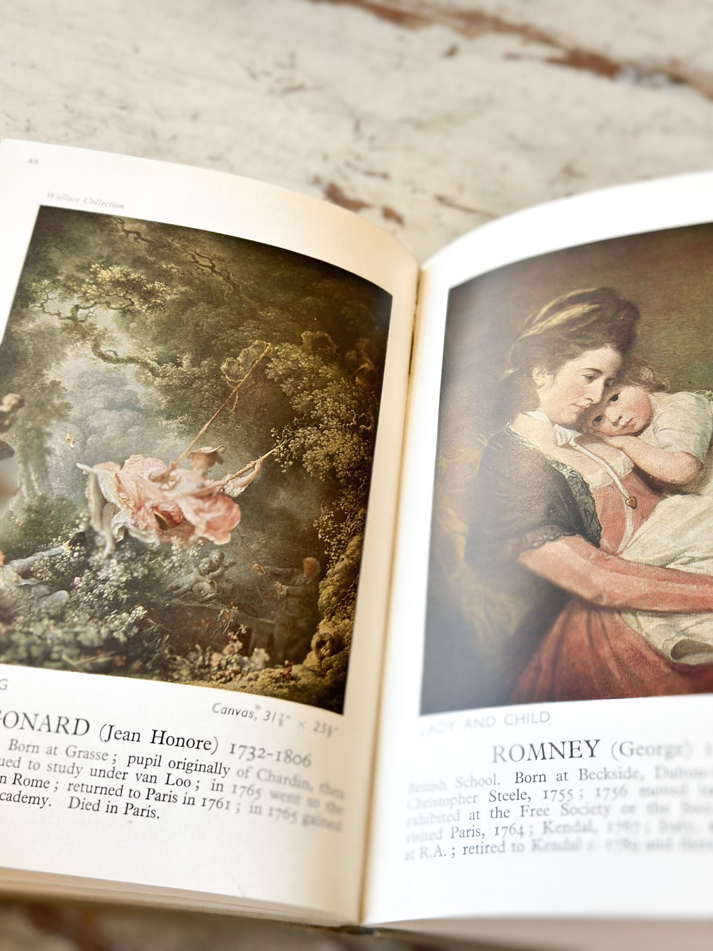 Cavalcade of Painting antique art book Harper of Holloway, 1930.
L18.5cm W13cm D1cm.