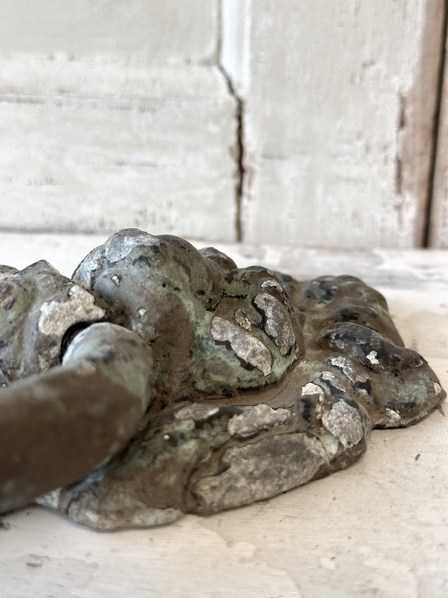 Beautiful weathered lion knocker