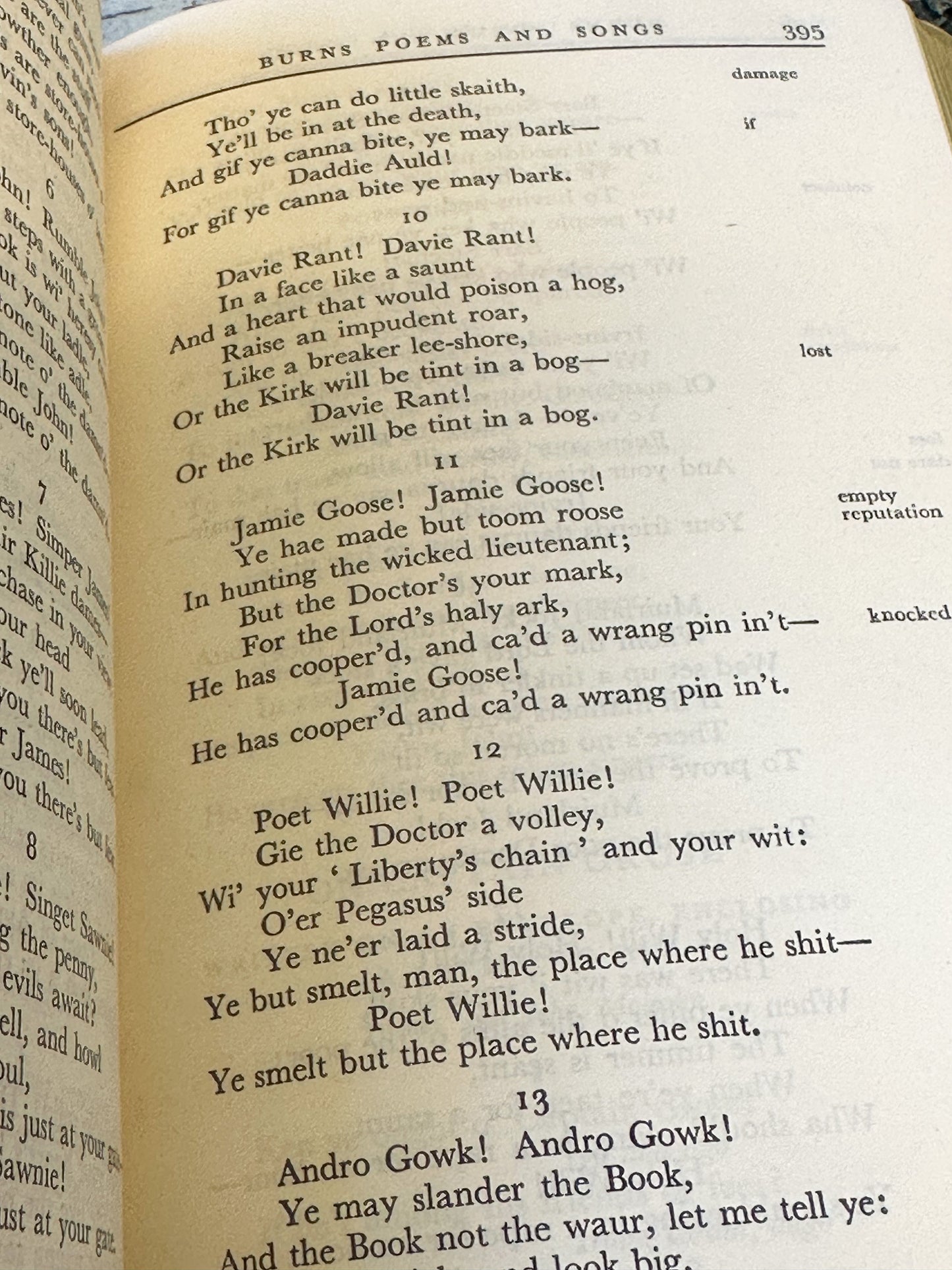 Three Olive Classics books “Lorna Doone” by R.D. Blackmore, “Robert Burnes poems”, “David Copperfield” by Charles Dickens