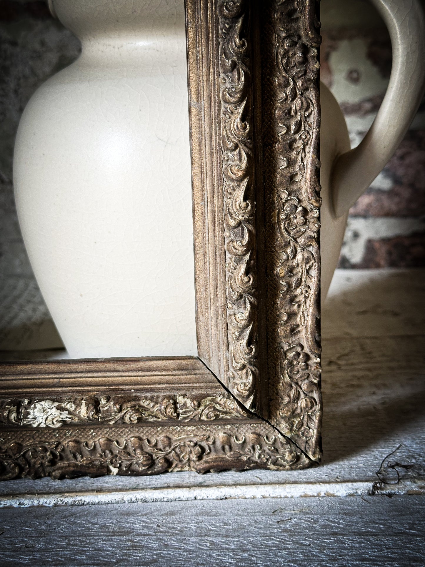 Antique French Gesso Frame