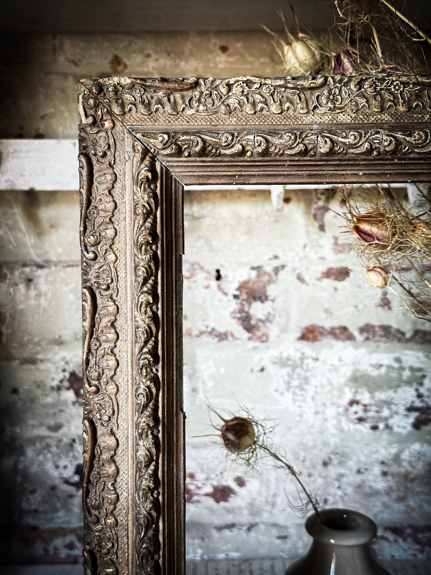 Antique French Gesso Frame