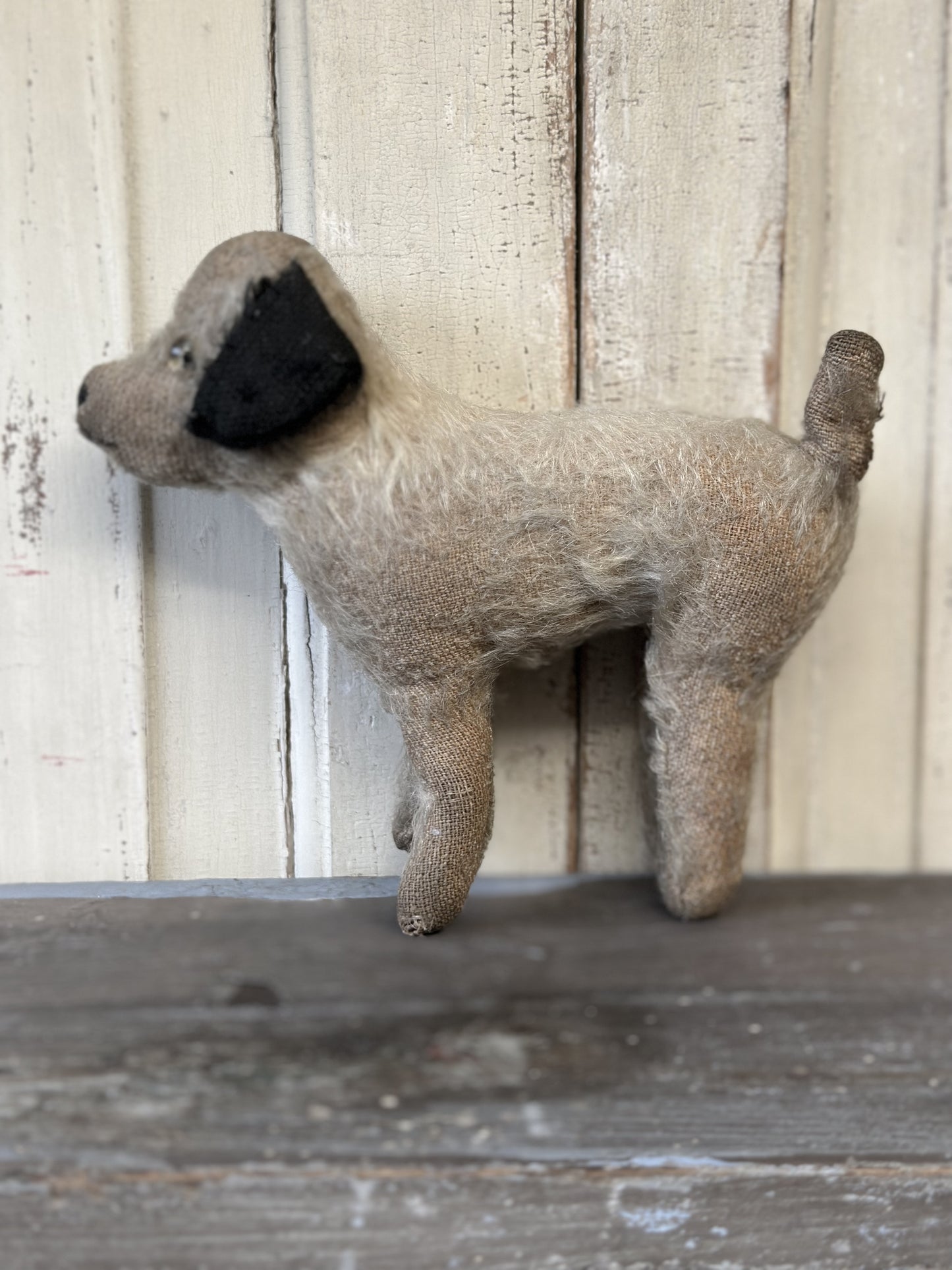 Antique Mohair “Caesar” Terrier Dog Soft Toy C.1930s by Farnell
