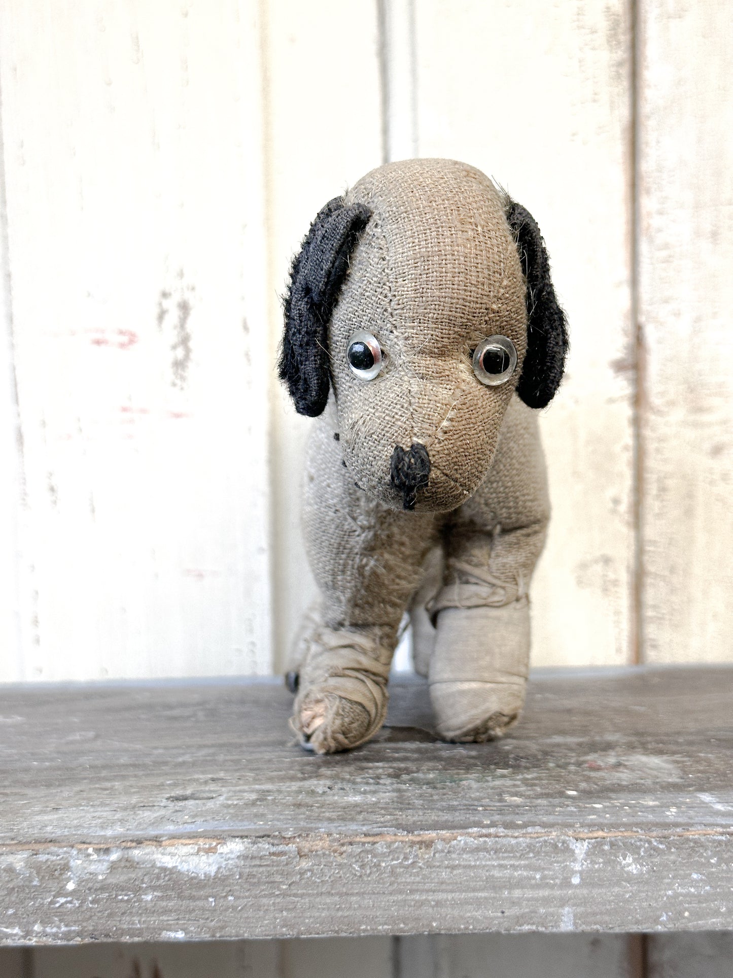Antique Mohair “Caesar” Terrier Dog Soft Toy C.1930s by Farnell