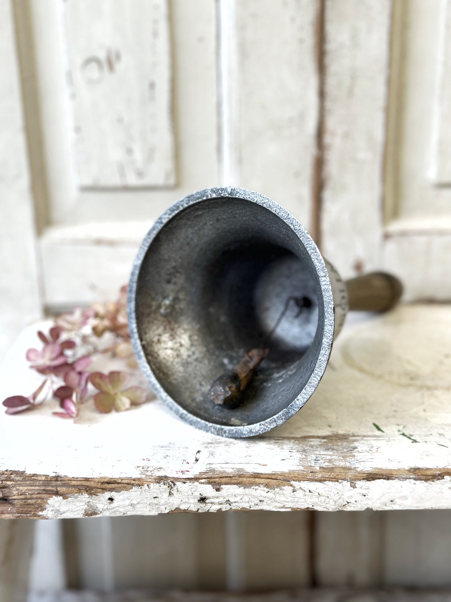 Vintage shop or hotel counter “Ring for attention” bell