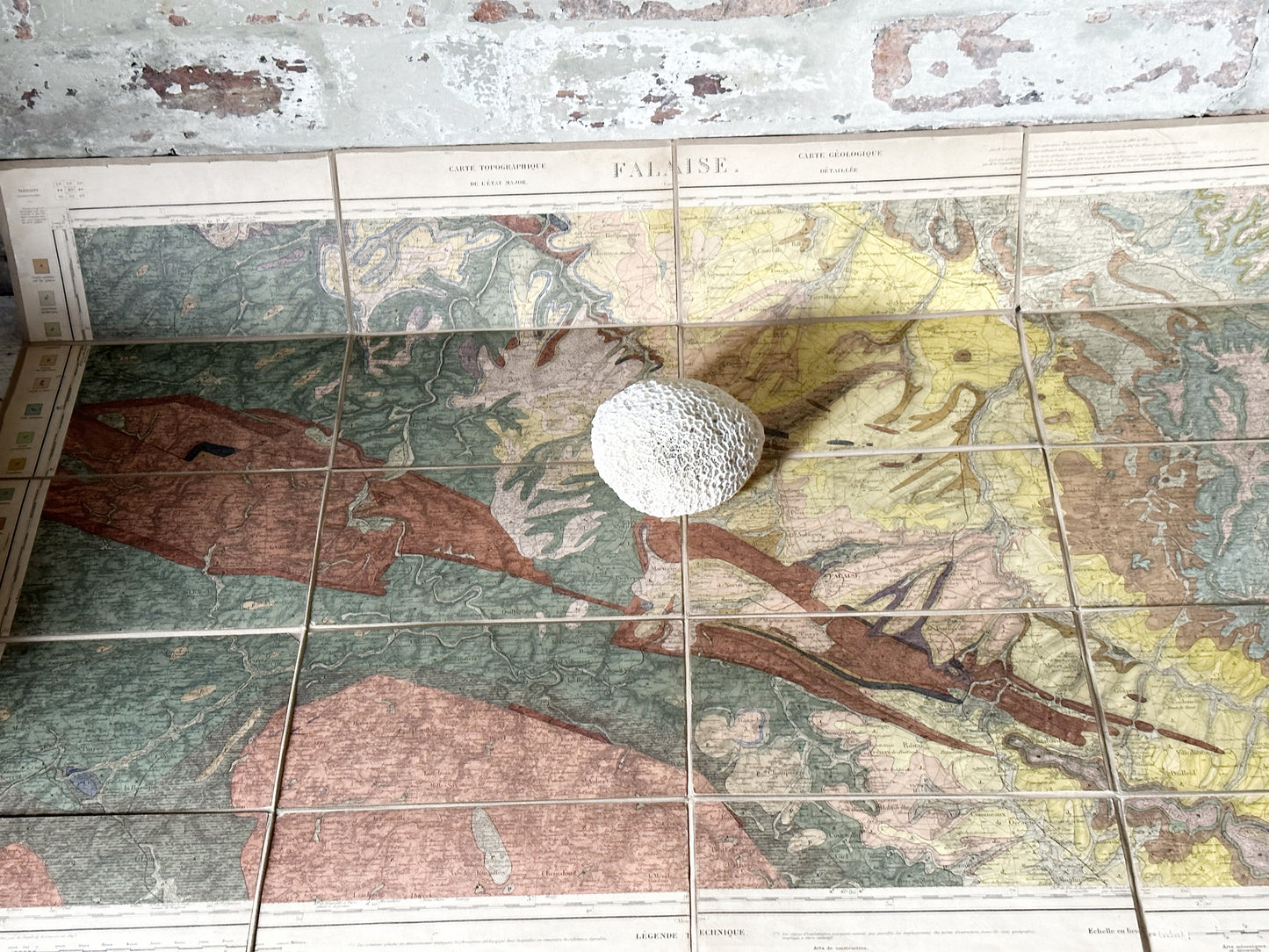 A charming antique French map of amazing quality and design