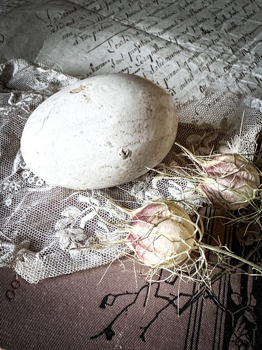 Antique ceramic “Broody egg”