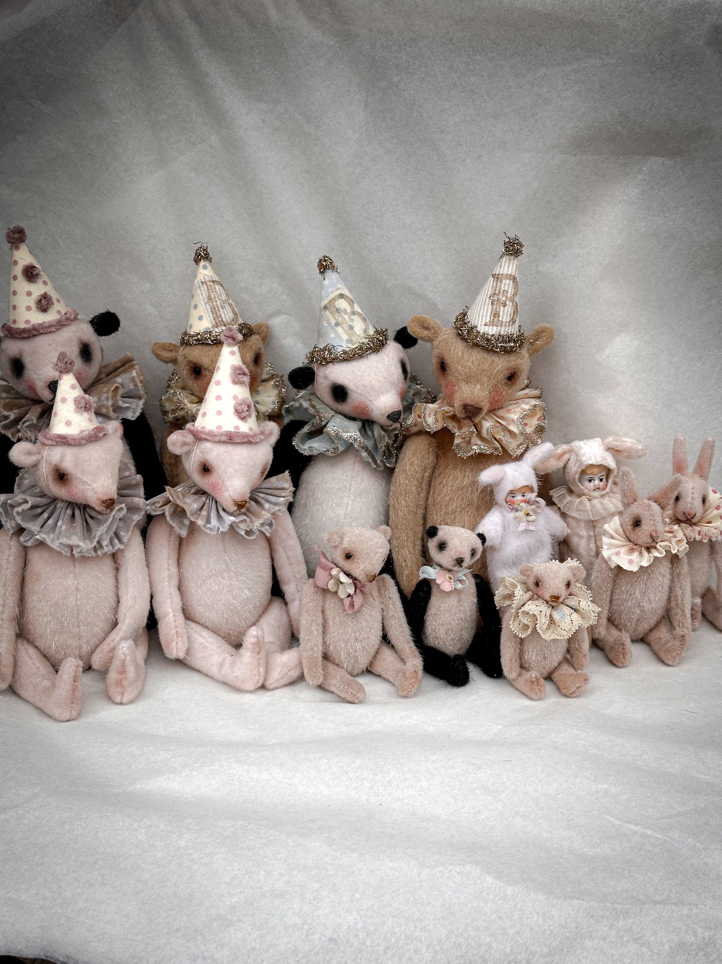 Handmade One of a Kind Mohair Art Teddy Bunny by Goody Two Shoes