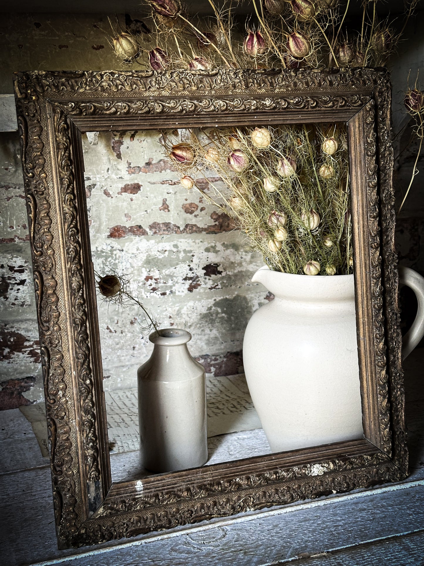 Antique French Gesso Frame