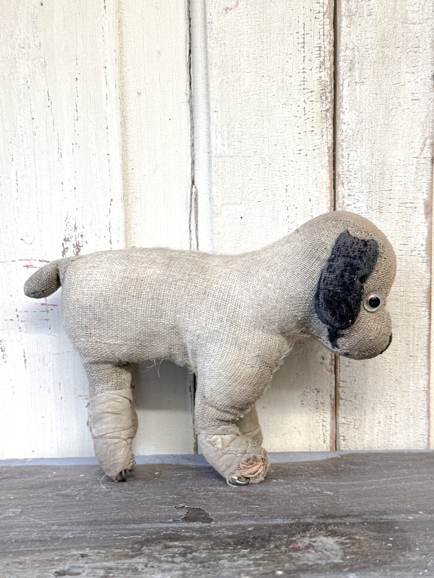 Antique Mohair “Caesar” Terrier Dog Soft Toy C.1930s by Farnell