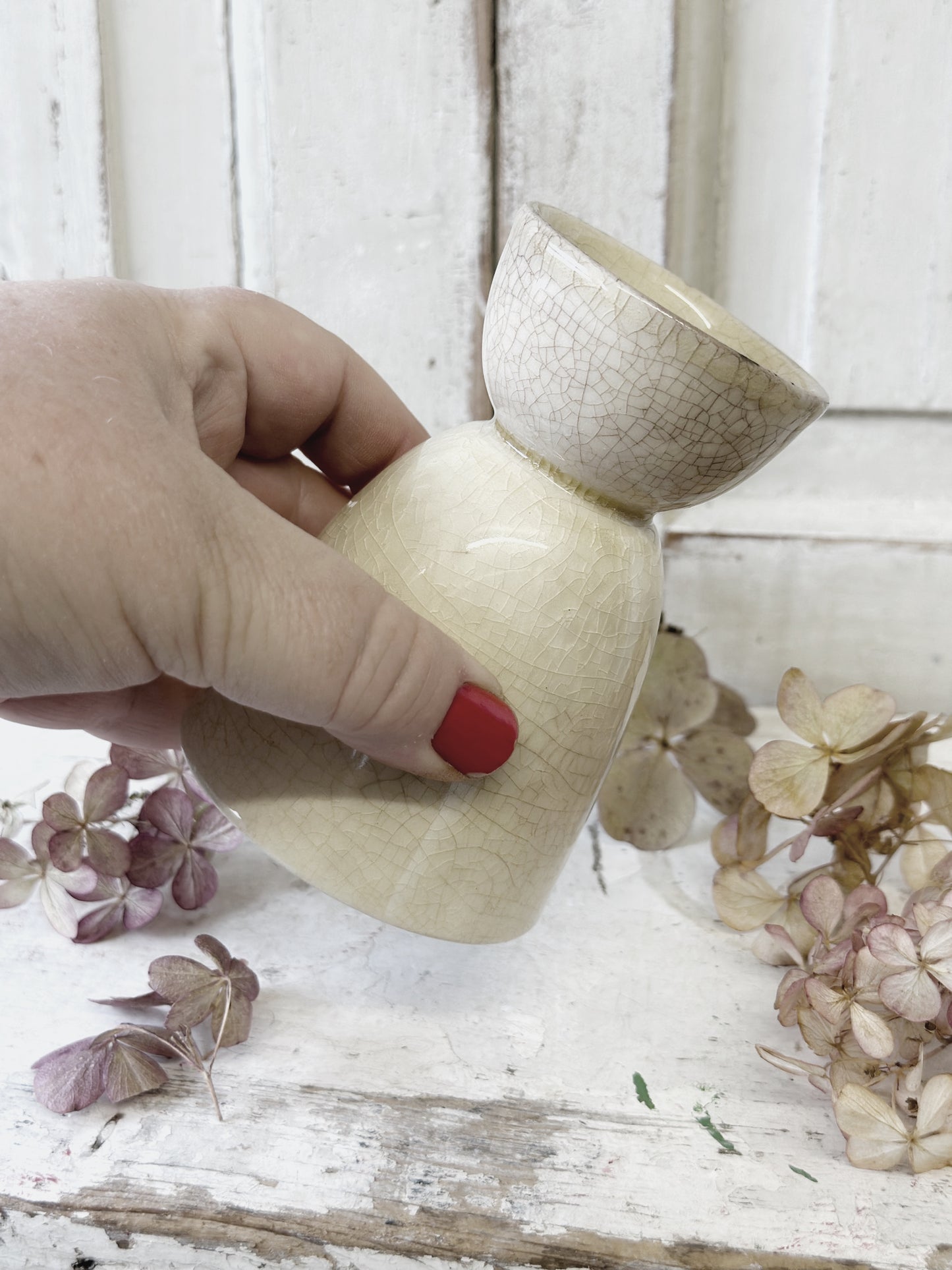 Antique Ironstone chicken and duck egg cup