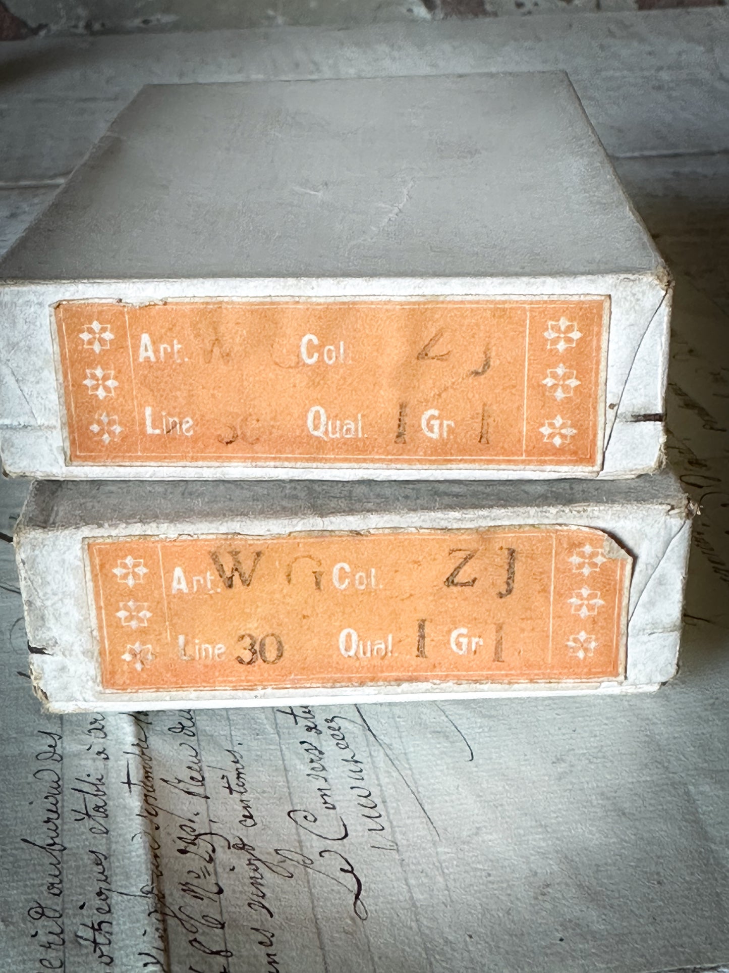 Vintage Grey Mother of Pearl Shell Buttons two dozen