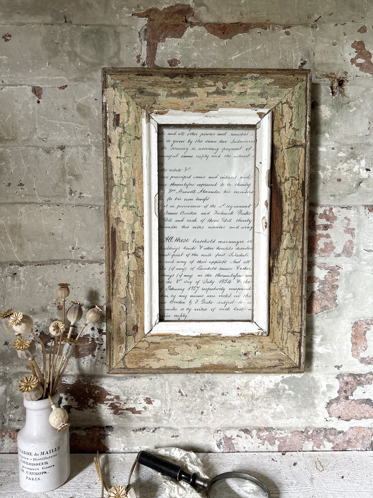 Recycled Wooden Frame by Luna Design A4 Skinny A
