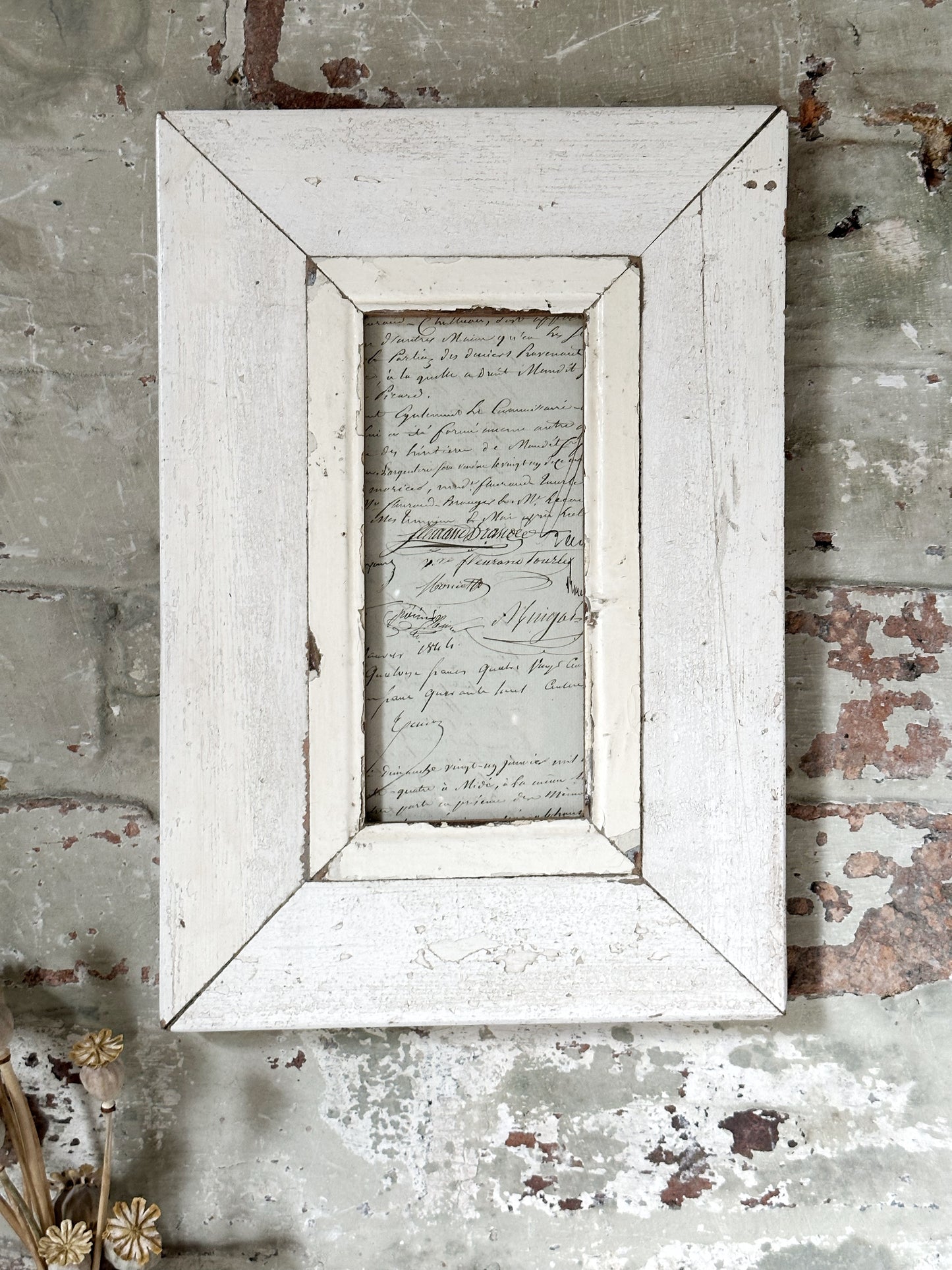 Recycled Wooden Frame by Luna Design A6 Tall C